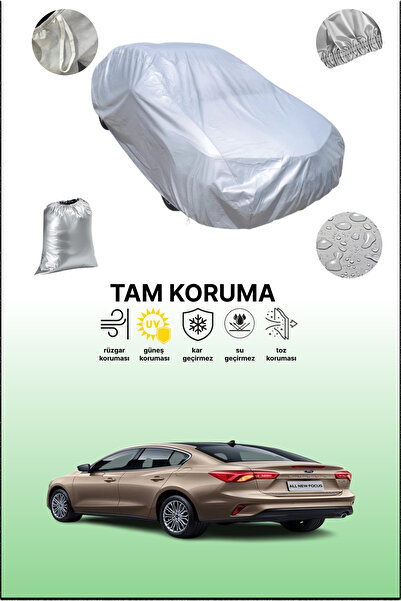 dokaca غطاء سيارة رمادي متوافق مع فورد فوكس 5 أبواب 2018 - 2021، غطاء سيارة، ...