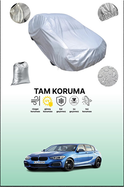 dokaca غطاء سيارة رمادي متوافق مع بي إم دبليو الفئة 1 (F20) LCI 2017 - 2019، غطاء سيارة، غطاء واقي