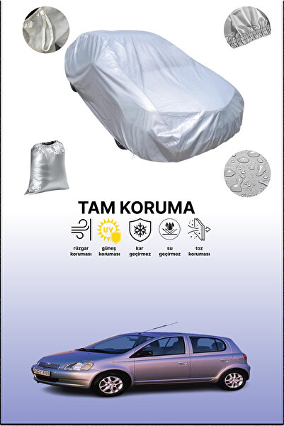 dokaca غطاء سيارة رمادي لتويوتا ياريس 5 أبواب 1999 - 2003 متوافق مع السيارات،...