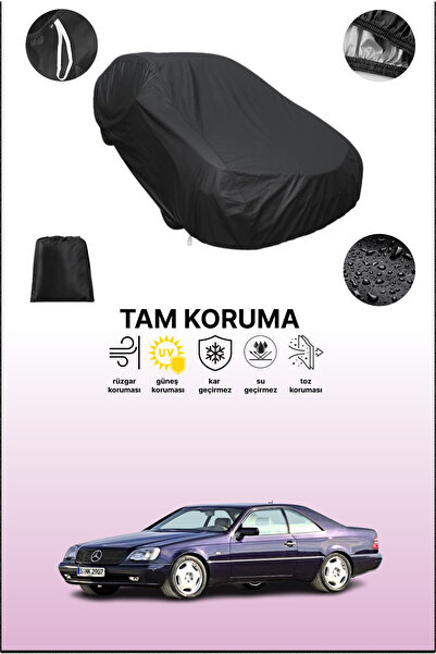 dokaca غطاء سيارة مرسيدس سي إل كوبيه (C140) أسود اللون، موديلات 1996 - 1998، ...