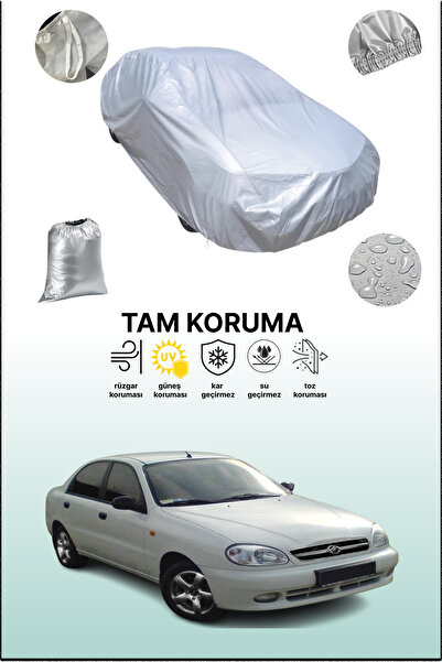 dokaca غطاء سيارة رمادي متوافق مع سيارة زاز سينس سيدان، غطاء سيارة، غطاء حماية