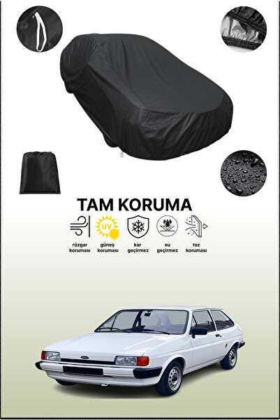 dokaca غطاء سيارة متوافق مع سيارة فورد فييستا 2 باللون الأسود، غطاء واقي، غطا...