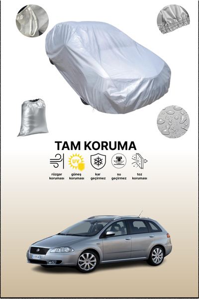 dokaca غطاء سيارة رمادي متوافق مع فيات كروما 2005 - 2011، غطاء سيارة، غطاء واقي