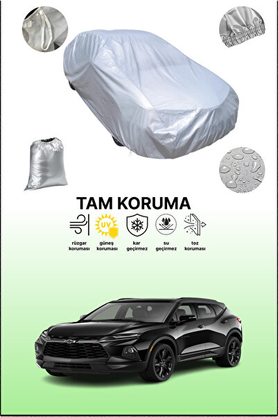 dokaca غطاء سيارة رمادي متوافق مع شيفروليه بليزر 2018 - 2021، غطاء سيارة، غطاء واقي