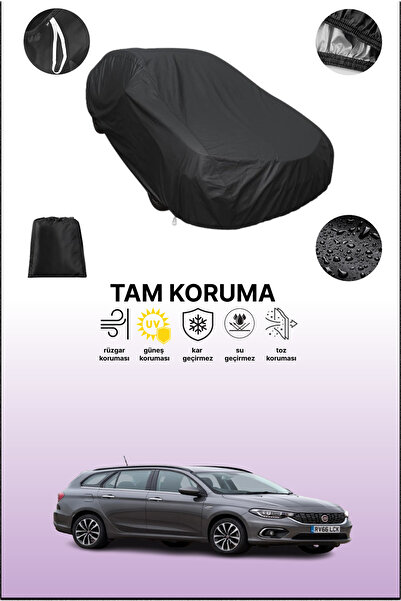 dokaca غطاء سيارة متوافق مع سيارة فيات تيبو ستيشن واجن 2016 - 2021، غطاء واقي...