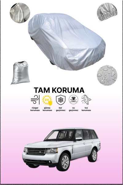 dokaca غطاء سيارة رمادي متوافق مع لاند روفر رينج روفر، غطاء سيارة، غطاء واقي