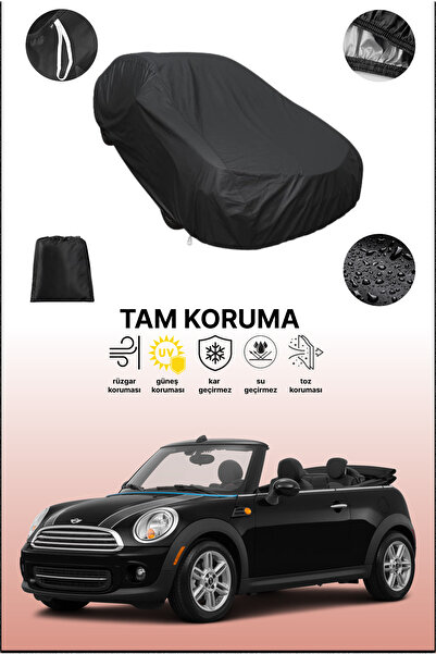 dokaca غطاء سيارة ميني كوبر كابريوليه أسود 2015 - 2018 متوافق، غطاء واقي، غطا...