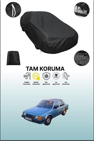 dokaca غطاء سيارة متوافق مع مازدا 323 2 باللون الأسود، غطاء واقي، غطاء سيارة