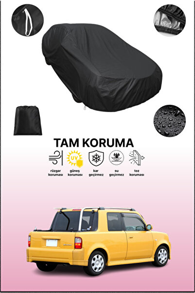 dokaca Black Toyota Bb Open Deck Compatible Car Tarpaulin, Protective Cover, Auto Tarpaulin