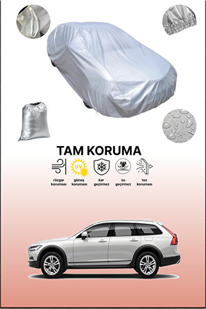 dokaca غطاء سيارة رمادي متوافق مع فولفو V90 كروس كانتري 2016 - 2021، غطاء سيا...