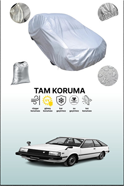 dokaca غطاء سيارة رمادي متوافق مع نيسان صني 1 كوبيه، غطاء سيارة، غطاء واقي