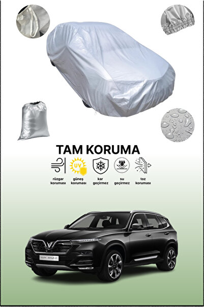 dokaca غطاء سيارة رمادي متوافق مع فينفاست لوكس، غطاء سيارة، غطاء واقي