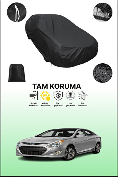 dokaca غطاء سيارة متوافق مع هيونداي سوناتا هايبرد 2010 - 2014، أسود اللون، غطاء واقي، غطاء سيارة