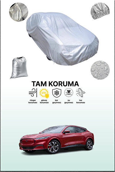 dokaca غطاء سيارة رمادي متوافق مع فورد موستانج ماك-إي 2020 - 2021، غطاء سيارة...