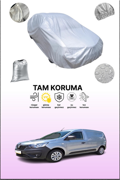 dokaca غطاء سيارة رمادي متوافق مع فان رينو اكسبريس 2، غطاء سيارة، غطاء حماية