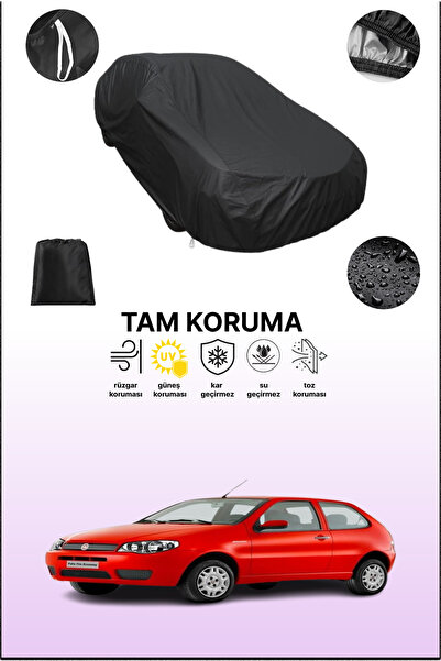 dokaca Black Fiat Palio 2011 - 2021 Compatible Car Tarpaulin, Protective Cove...