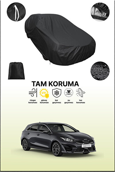 dokaca غطاء سيارة متوافق مع سيارة كيا سييد 3 باللون الأسود، غطاء حماية، غطاء ...