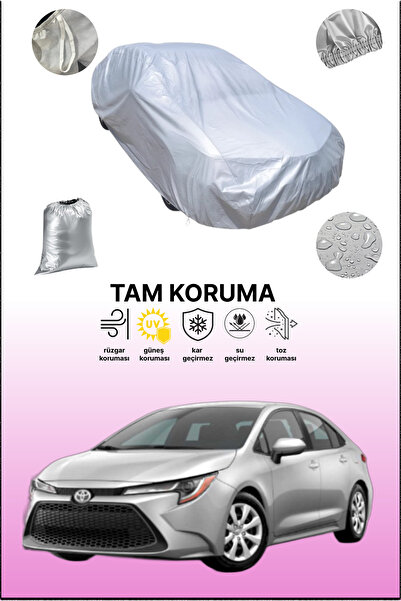 dokaca غطاء سيارة متوافق مع تويوتا كورولا سيدان (2018-2023) باللون الرمادي، غ...