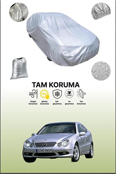 dokaca غطاء سيارة رمادي اللون متوافق مع سيارة مرسيدس-بنز سي-كلاس سبورت كوبيه،...