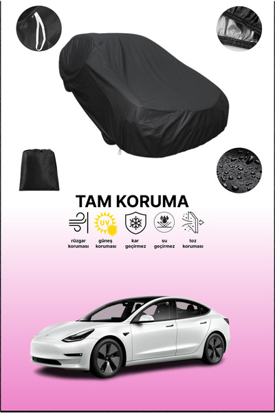 dokaca غطاء سيارة متوافق مع تيسلا موديل 3 2017 - 2021، غطاء واقي، غطاء سيارة ...