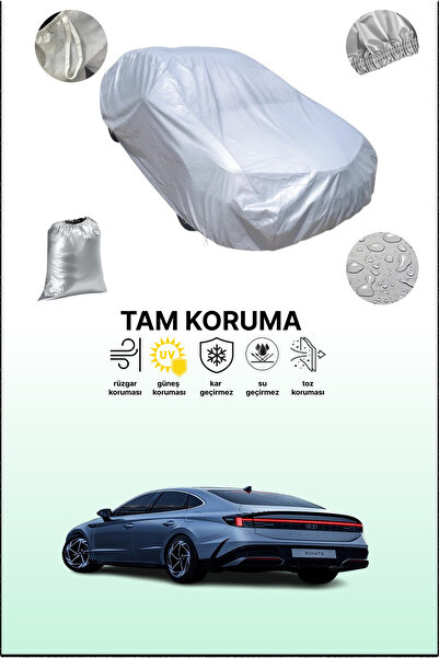 dokaca غطاء سيارة رمادي متوافق مع هيونداي سوناتا 8، غطاء سيارة، غطاء واقي