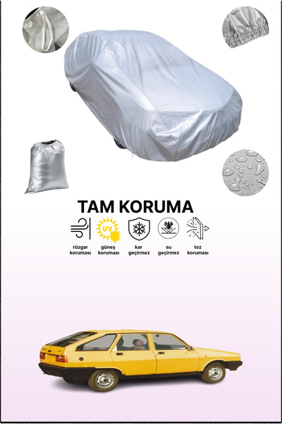 dokaca غطاء سيارة رمادي متوافق مع داسيا 1325 ليبرتا 1990 - 1996، غطاء سيارة، غطاء واقي