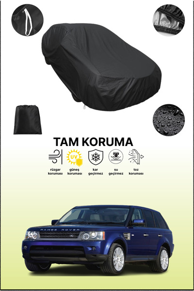 dokaca غطاء سيارة متوافق مع لاند روفر رينج روفر سبورت 2009 - 2013، غطاء واقي، غطاء سيارة أسود