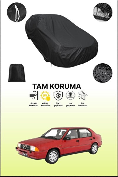 dokaca غطاء سيارة متوافق مع سيارة ألفا روميو 33 باللون الأسود، غطاء واقي، غطا...