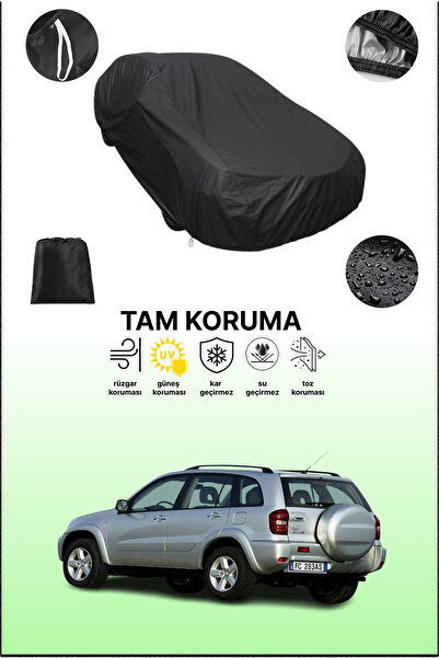 dokaca غطاء سيارة متوافق مع تويوتا راف4 سوداء ذات 5 أبواب موديلات 2003 - 2006...