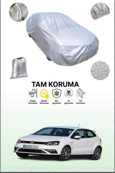 dokaca غطاء سيارة رمادي متوافق مع فولكس فاجن بولو GTI 2010 - 2014، غطاء سيارة...