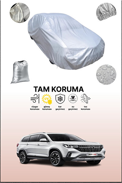 dokaca غطاء سيارة متوافق مع فورثينج T5L باللون الرمادي، غطاء سيارة، غطاء واقي