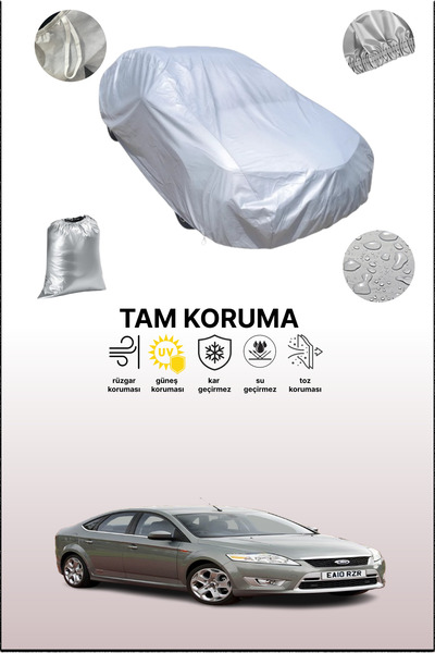 dokaca غطاء سيارة رمادي متوافق مع فورد مونديو سيدان 2007 - 2015، غطاء سيارة، ...