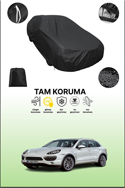 dokaca غطاء سيارة متوافق مع بورش كايين ديزل 2010 - 2014، أسود اللون، غطاء واق...