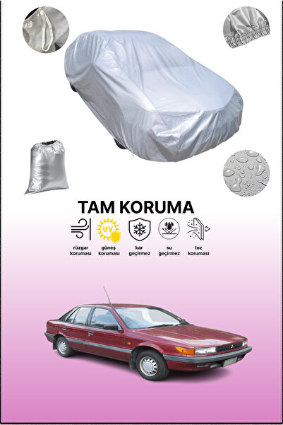 dokaca غطاء سيارة رمادي متوافق مع ميتسوبيشي لانسر 4 هاتشباك، غطاء سيارة، غطاء واقي