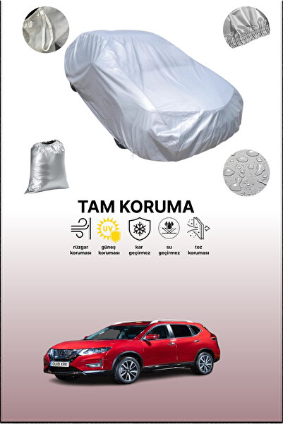 dokaca غطاء سيارة رمادي متوافق مع نيسان إكس-تريل 2017 - 2021، غطاء سيارة، غطا...