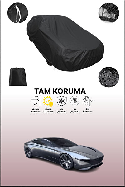 dokaca Black Hyundai Le Fil Rouge Concept Compatible Car Cover, Protective Co...
