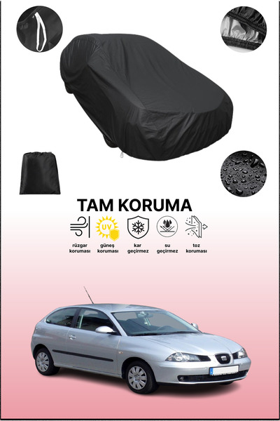 dokaca غطاء سيارة متوافق مع سيات إيبيزا ثلاثي الأبواب 2002 - 2006، غطاء واقي،...