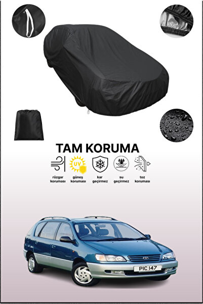 dokaca غطاء سيارة متوافق مع تويوتا بيكنيك 1996 - 2001، لون أسود، غطاء واقي، غطاء سيارة