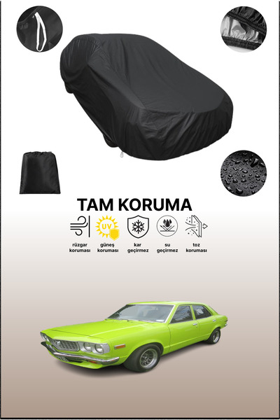 dokaca غطاء سيارة متوافق مع سيارة مازدا Rx-3 سيدان باللون الأسود، غطاء واقي، ...