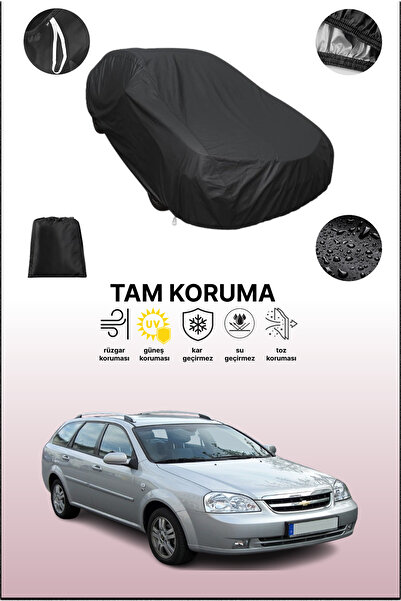 dokaca غطاء سيارة متوافق مع سيارة شيفروليه نوبيرا ستيشن واجن باللون الأسود، غ...