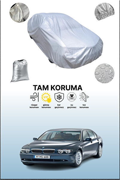 dokaca غطاء سيارة رمادي متوافق مع بي إم دبليو الفئة السابعة (E65/E66) 2001 - 2005، غطاء سيارة، غطاء واقي