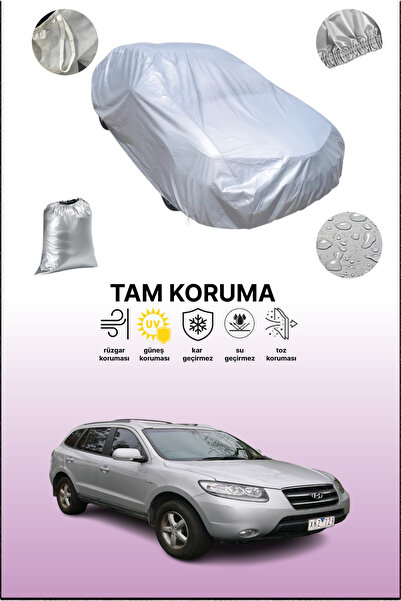 dokaca غطاء سيارة رمادي متوافق مع هيونداي سانتا في 2، غطاء سيارة، غطاء واقي