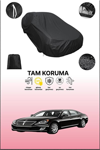 dokaca غطاء سيارة متوافق مع هيونداي سنتينيال باللون الأسود، غطاء واقي، غطاء س...