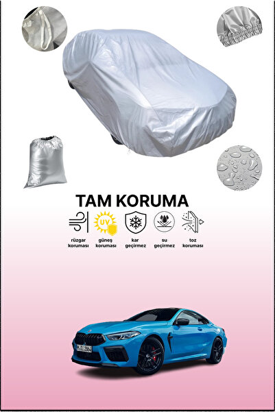 dokaca غطاء سيارة رمادي متوافق مع مرسيدس-بنز 8 كوبيه، غطاء سيارة، غطاء واقي