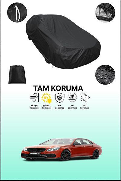 dokaca Black Mercedes E 63 Amg (W212) 2013 - 2016 Compatible Car Tarpaulin, P...