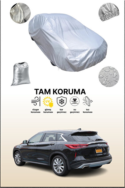 dokaca غطاء سيارة رمادي متوافق مع إنفينيتي QX50 2، غطاء سيارة، غطاء واقي