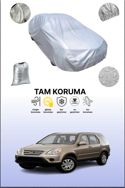 dokaca Gray Honda Cr-V 2004 - 2007 Compatible Auto Tarpaulin, Car Tarpaulin, ...