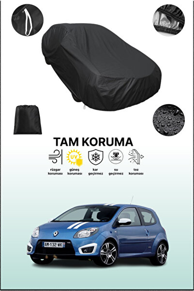 dokaca Black Renault Twingo Rs 2008 - 2011 Compatible Car Tarpaulin, Protecti...