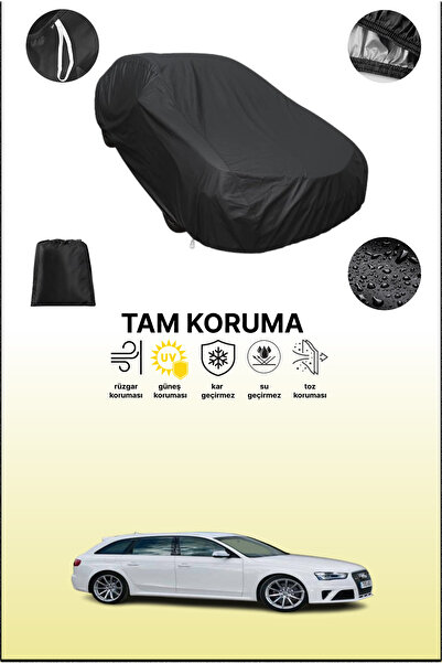 dokaca غطاء سيارة متوافق مع أودي آر إس 4 أفانت (بي 8) 2012 - 2015، لون أسود، ...