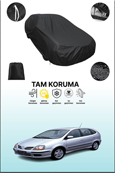 dokaca غطاء سيارة متوافق مع نيسان ألميرا 2 هاتشباك، غطاء واقي، غطاء سيارة أسود